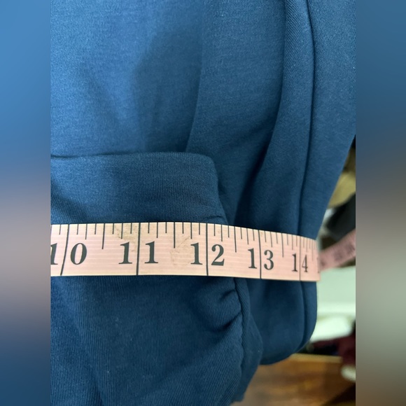 OGL Ruched Side Mermaid Maxi Skirt-Brushed Inside - Picture 6 of 9